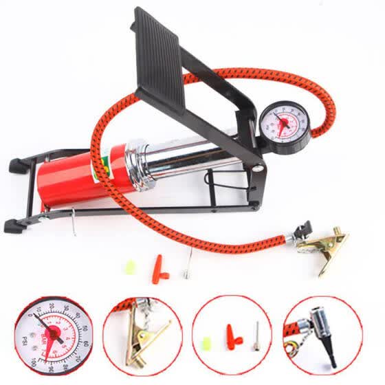 car bike foot air pump tyre inflator