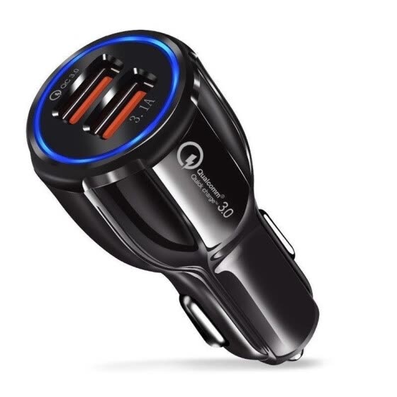 Qualcomm QC3.0 Certified Quick Charge Dual 2 USB Port QC3.0 Fast Car Charger 36W