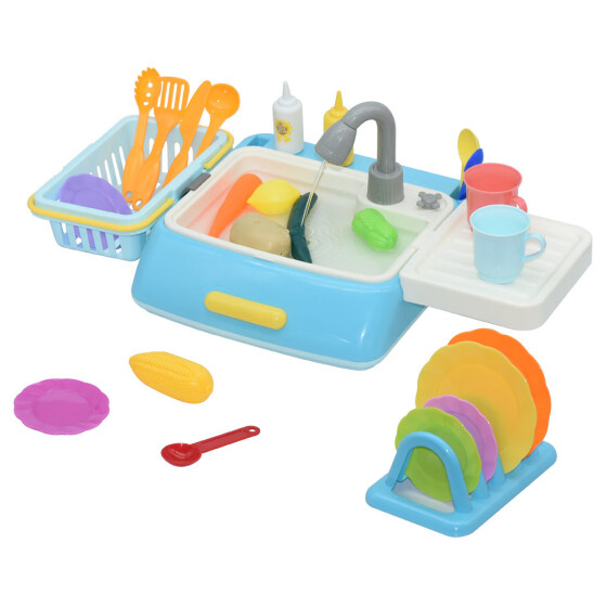 toy kitchen with running water