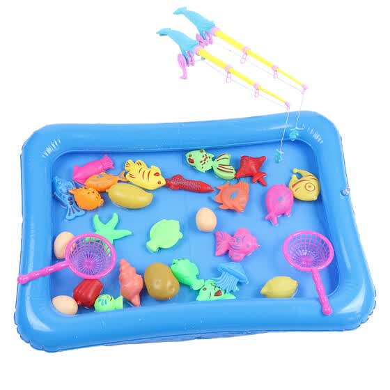 magnetic bath fishing game