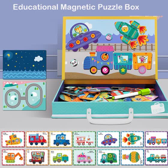 magnetic puzzle box