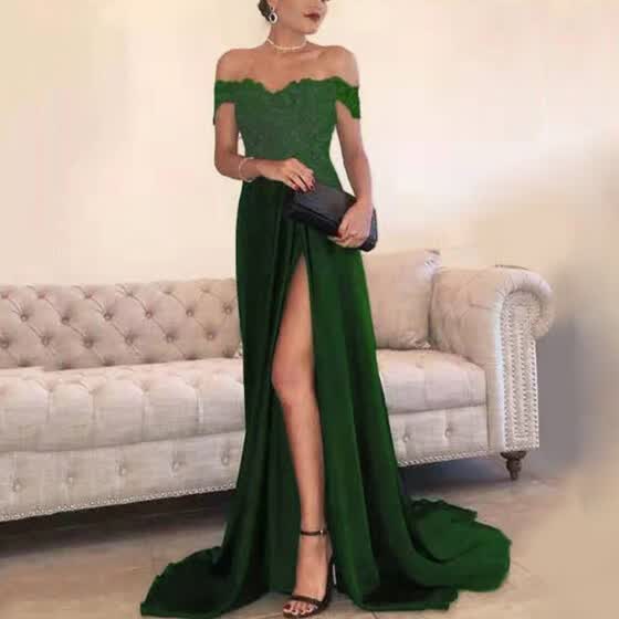 green maxi dress wedding