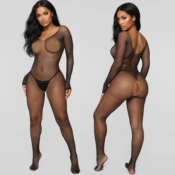 Sport lingerie ebony fishnet