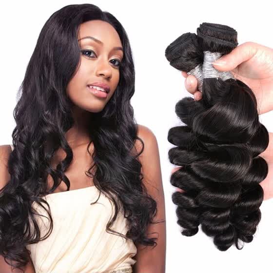 Shop Nami Hair Brazilian Remy Hair Weaves Loose Wave 3 Bundles 100