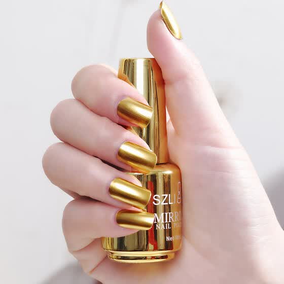 18ml Metallic Nail Polish Mirror Gel Varnishes Metal From Best Polishes On Jd Com Global Site Joy - What Is The Best Mirror Nail Polish