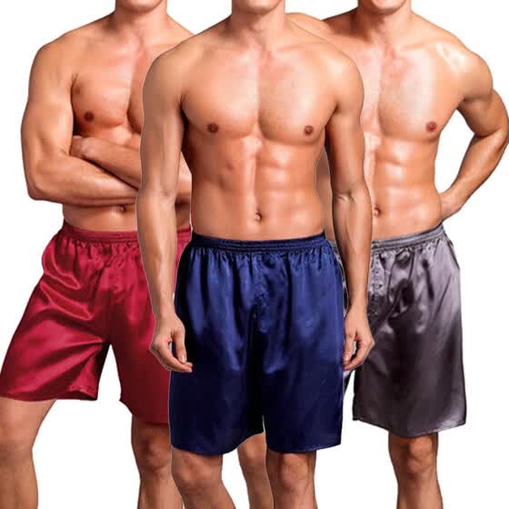 satin boxer shorts for mens uk