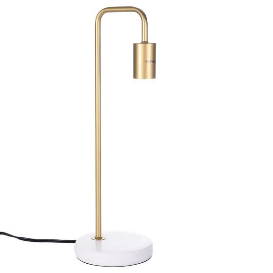 Shop Gold Table Lamp Nightstand Lamp Edison Lamp With White Marble Base Desk Lamp Online From Best Furniture And Decor On Jd Com Global Site Joybuy Com