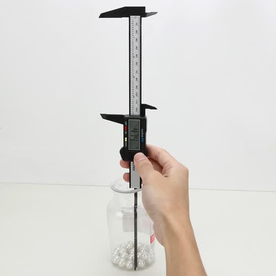 LCD Digital Electronic Caliper Vernier Carbon Fiber 6inch 150mm Micrometer J8J3