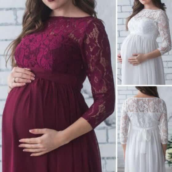 maternity evening maxi dress