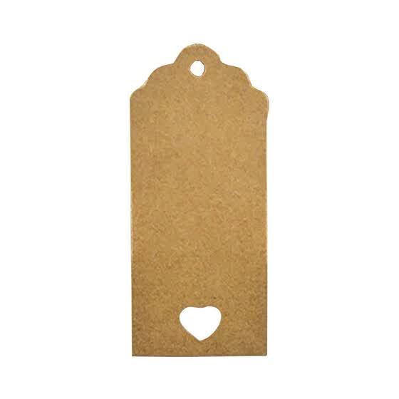 Luggage Tags Kraft Paper Qty 100