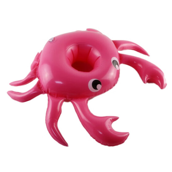 Crab Inflatable Cup Holder Drinks Floating Beach Pool Party Can Swimming Toy