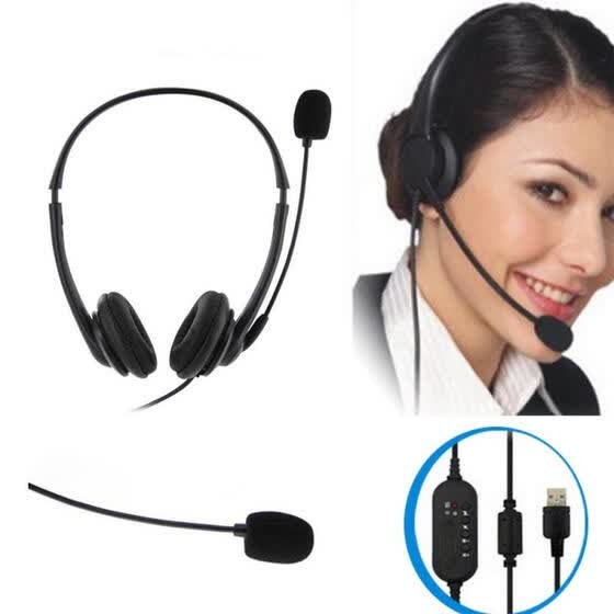 call centre headset with microphone
