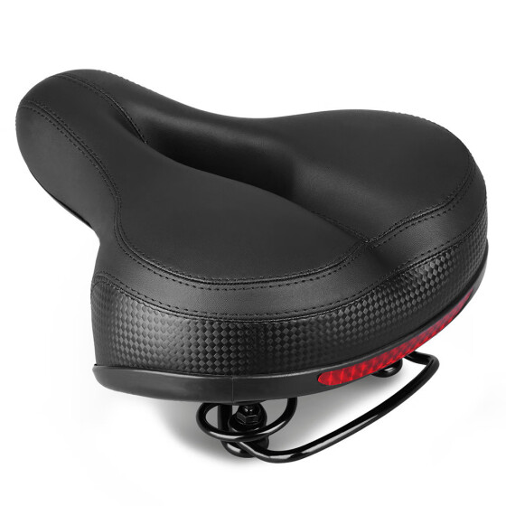Extra Comfort Wide Big Bum Bike Bicycle Gel Cruiser Sporty Soft Pad Saddle Seat