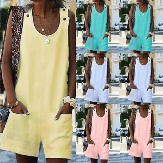 baggy short overalls