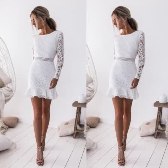 evening white dresses online