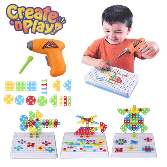 electric drill puzzle toy