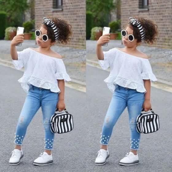 6 year girl dress jeans top Clearance