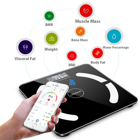 Shop Bluetooth Smart Digital Weighing Scale Body Fat Scale Okok App Black Online From Best Furniture And Decor On Jd Com Global Site Joybuy Com