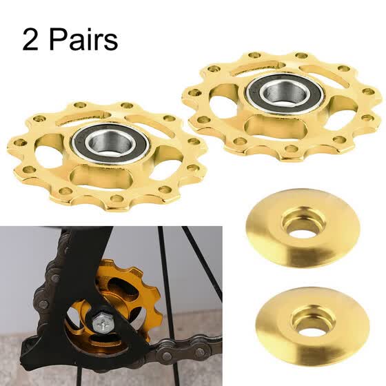Bike MTB Bicycle Wheel Pulley Derailleur Aluminum Parts Jockey Bearing MH