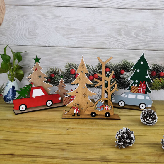 Shop Christmas Diy Wooden Ornaments Children S Educational Toys Unique Party Supplies Online From Best Craft Supplies On Jd Com Global Site Joybuy Com