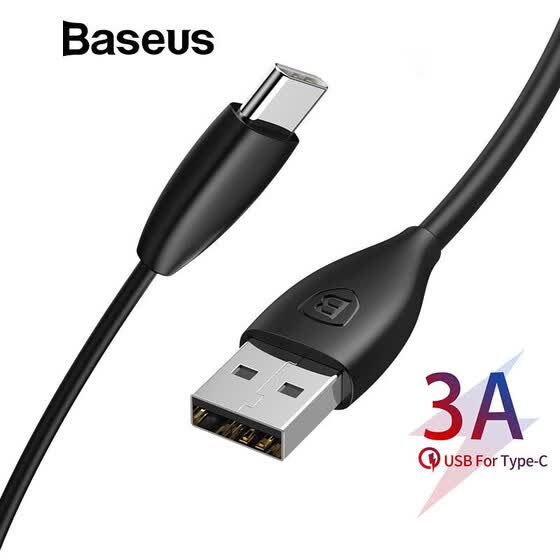  Кабель Baseus USB 3A Max Зарядка Кабель Type-C