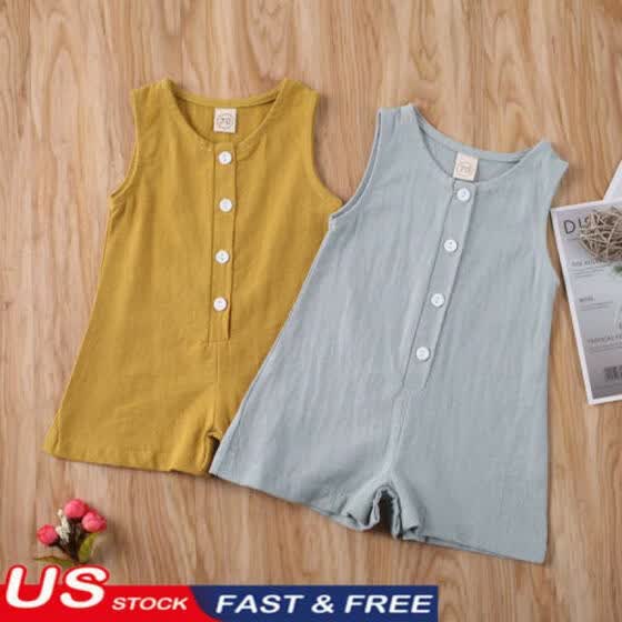 baby sleeveless jumpsuit