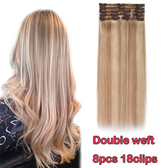 Shop Clip In 100 Remy Human Hair Extensions Grade 7a Quality Full