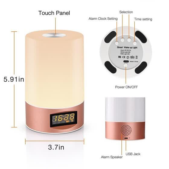 Neillien Wake Up Light Creative Led Table Lamp Intelligent Neillien Wake Up Light Creative Led Table Lamp Intelligent Sunrise Alarm Clock