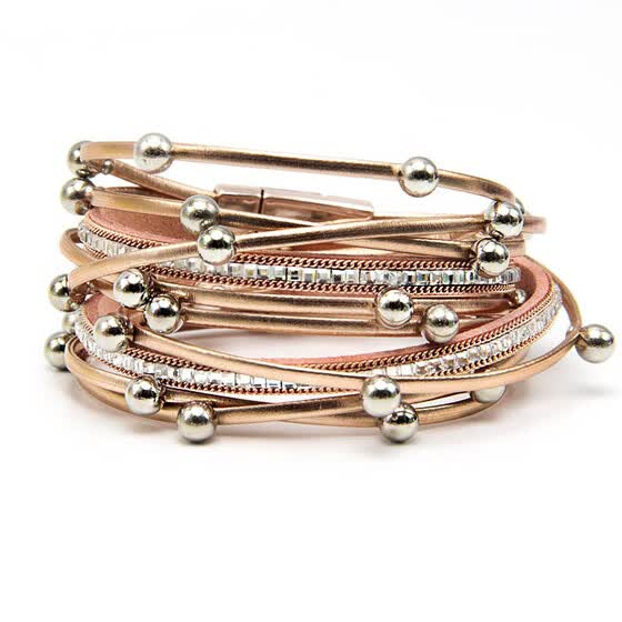 Multi Layer Leather Bracelet Braided Cuff Bangle Alloy Magnetic Clasp Jewelry From Best Other Charms On Jd Com Global Site Joy - How To Make A Leather Bracelet With Magnetic Clasp Multi Layer Leather Bracelet Braided Cuff Bangle Alloy Magnetic Clasp Jewelry From Best Other Charms On Jd Com Global Site Joy - How To Make A Leather Bracelet With Magnetic Clasp