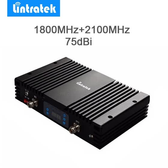 Pantalla LCD 850 2100mhz Repetidor de Banda Dual LTE Amplificador de se/ñal de tel/éfono m/óvil Repetidor de Refuerzo