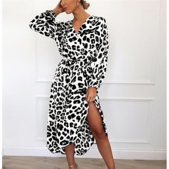 ladies leopard dress