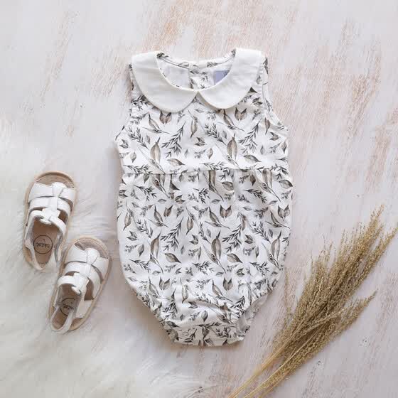 sleeveless baby onesie
