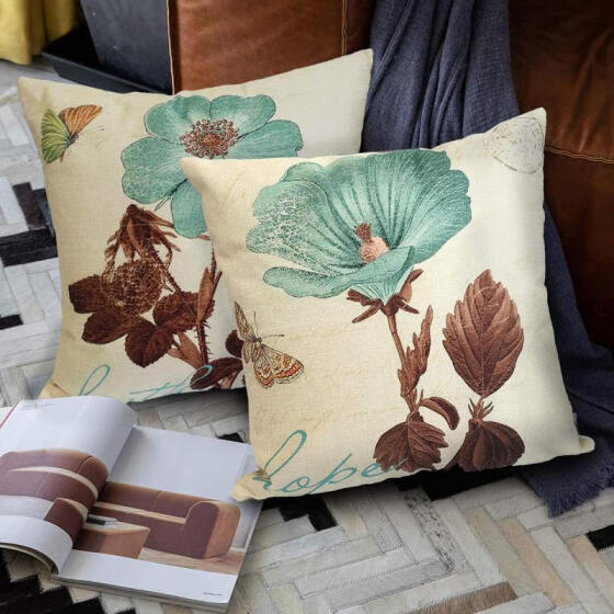 Shop Vintage Floral Pillow Case Fashion Home Textile Fashion Sofa Bed Online From Best Other Magazines On Jd Com Global Site Joybuy Com