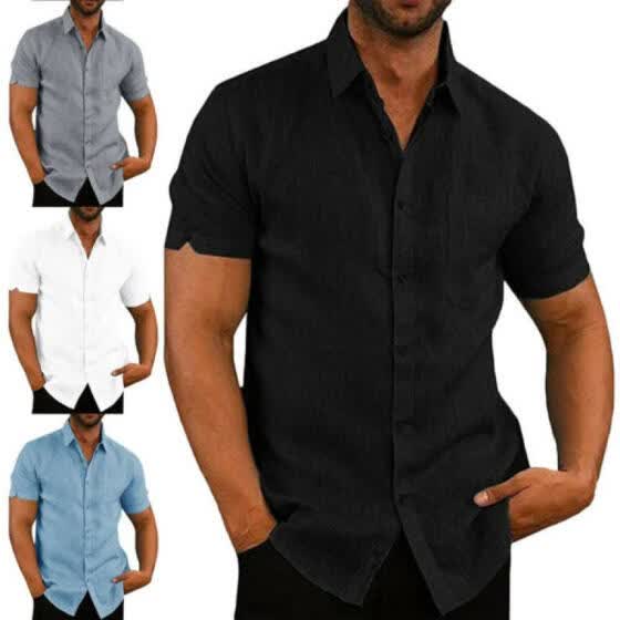3xl short sleeve dress shirts