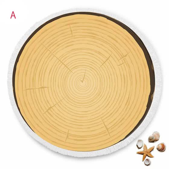 large round yoga mat