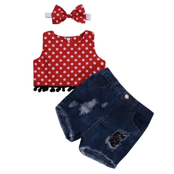 baby girl red vest