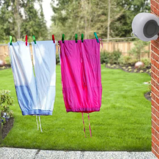 Shop Durable Universal Double Retractable Rope Washing Line Outdoor ...