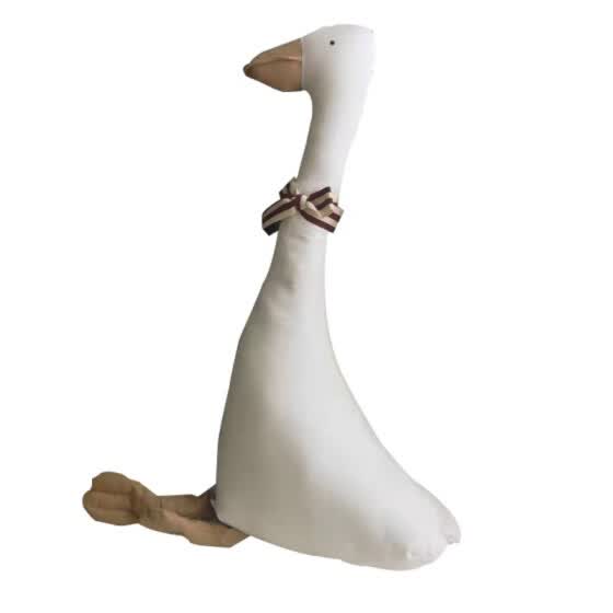 white goose plush