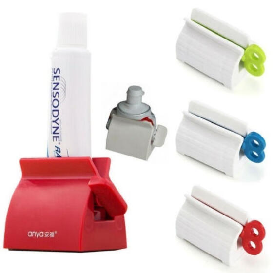 1PC Rolling Tube Manual Toothpaste Squeezer Dispenser Bathroom Set Accessorie/_fr