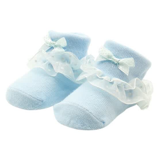 baby dress socks with lace