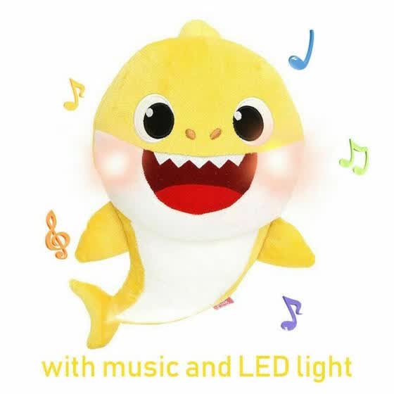 baby shark english singing plush