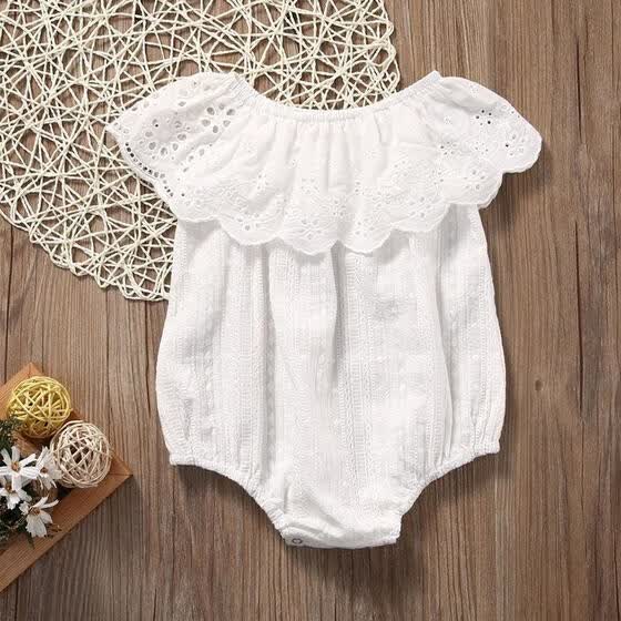 baby off shoulder romper