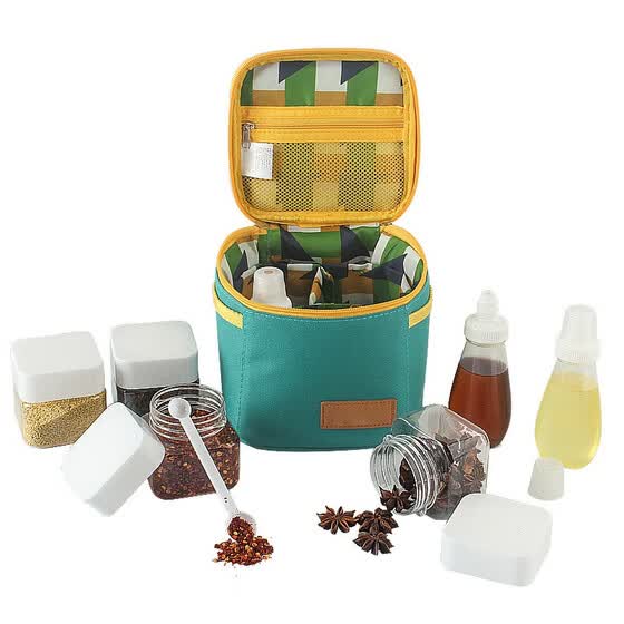 Shop Camping Portable Spice Jars Sauce Condiment Bottles Containers Set