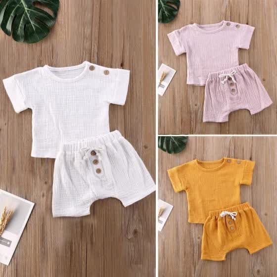 newborn linen outfits