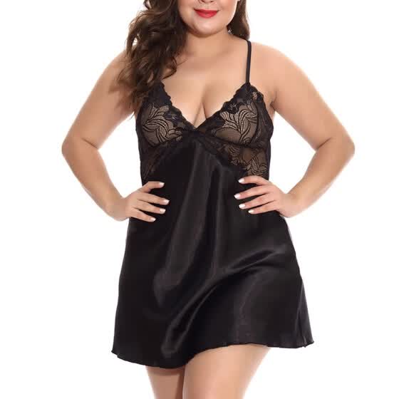 plus size satin underwear