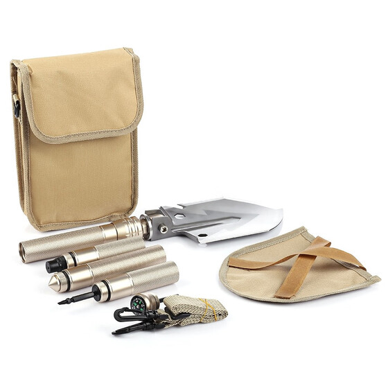 UK Military Folding Shovel Multifunctional Mini Foldable Outdoor Camping Hiking