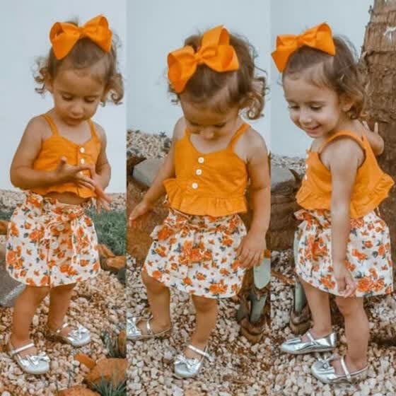 baby girl strappy vests