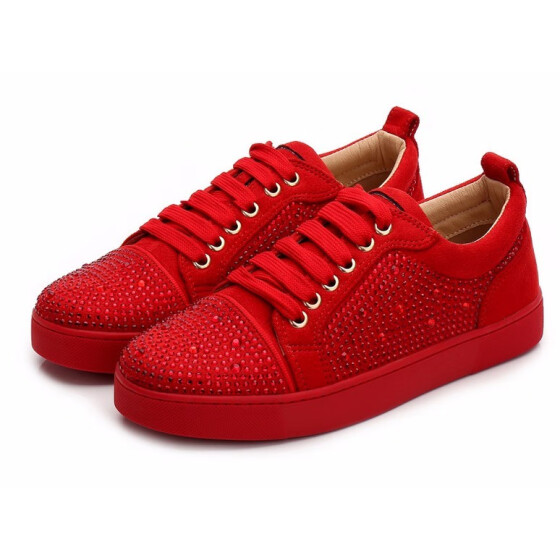 red designer shoes