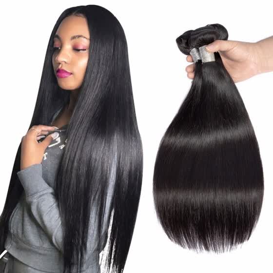 Shop Nami Hair Brazilian Straight Hair 3 Bundles 100 Human Hair