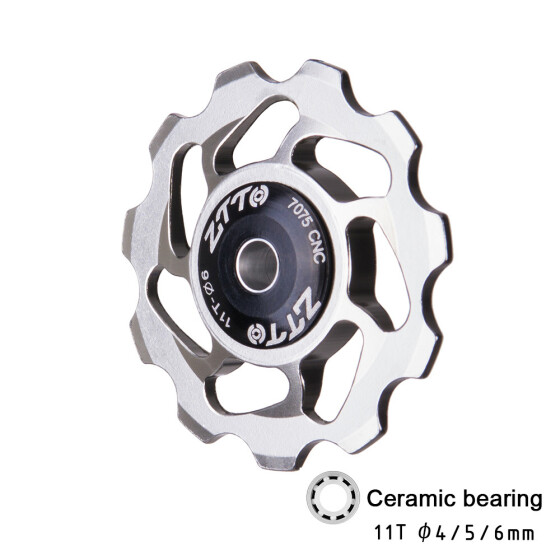 11T Bicycle Rear Derailleur Pulley Ceramic Bearing Jockey Wheel